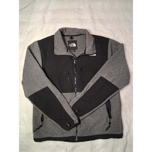 The North Face Other - The North Face Denali Polartec Fleece Jacket Mens Gray Black Full Zip Mock Neck